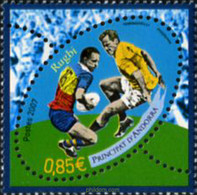 206654 MNH ANDORRA. Admón Francesa 2007 COPA MUNDIAL DE RUGBY. FRANCIA 2007 - Collections