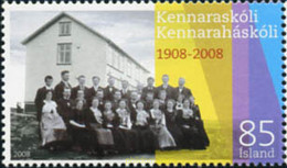 211792 MNH ISLANDIA 2008 CENTENARIO DE LA UNIVERSIDAD. TEACHER'S COLLEGE - Collezioni & Lotti