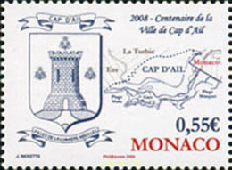 214911 MNH MONACO 2008 CENTENARIO DE LA CIUDAD CAP DE AIL - Andere & Zonder Classificatie