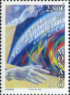 215447 MNH MONACO 2008 48 FESTIVAL INTERNACIONAL DE TELEVISION - Altri & Non Classificati