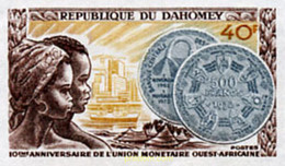 219081 MNH DAHOMEY 1972 UNION MONETARIA AFRICANA - Otros & Sin Clasificación