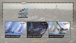 220347 MNH NUEVA ZELANDA 2002 COPA DE AMERICA DE VELA - Variétés Et Curiosités