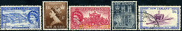 251495 USED NUEVA ZELANDA 1953 CORONACION DE ISABEL II - Errors, Freaks & Oddities (EFO)