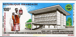 222027 MNH RUANDA 1971 UNION AFRICANA DE TELECOMUNICACIONES - 1970-1979