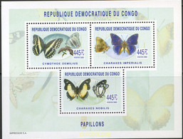 222903 MNH CONGO. República Democrática 2002 MARIPOSA - Usados