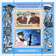 223694 MNH TURKS Y CAICOS 1974 CENTENARIO DE SIR WINSTON CHURCHILL - Turks And Caicos