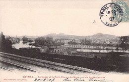 CPA FRANCE - 88 - EPINAL - La Cours Et Le Petit Champ De Mars Vus De St Antoine - Dos Non Divisé - Epinal