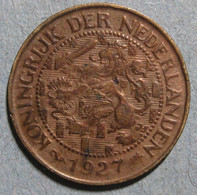 Pays-Bas, 1/2 Cent 1901, WILHELMINA I. Bronze. KM# 109 - 0.5 Centavos