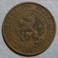 Pays-Bas, 1 Cent 1925, WILHELMINA I. Bronze. KM# 152 - 1 Centavos