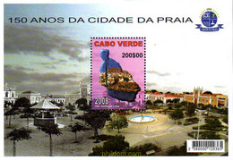 226183 MNH CABO VERDE 2008 150 AÑOS DE LA CIUDAD DE PRAIA - Cap Vert
