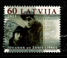 Ref 1580 - Latvia 2011 - Johanna & Zanis Lipkes SG 802 - Fine Used Stamp - Lettonie