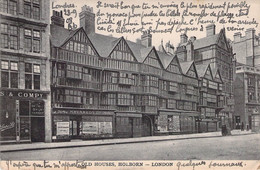 CPA - ENGLAND ANGLETERRE - LONDON - Old Houses - Holborn - Andere & Zonder Classificatie