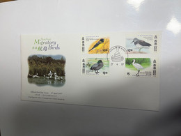 (2 M 9) Hong Kong FDC - 1997 - Migratory Birds - FDC