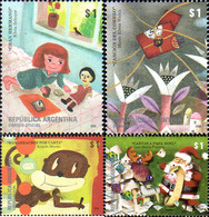 228632 MNH ARGENTINA 2008 CUENTOS Y JUEGOS INFANTILES - Used Stamps