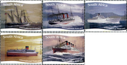 229072 MNH SUDAFRICA 2007 BARCOS DE LA UNION CASTEL LINE.PINTURAS DE PETER BILAS - Gebraucht