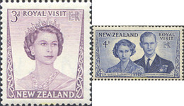 230991 MNH NUEVA ZELANDA 1953 VISITA REAL - Variétés Et Curiosités