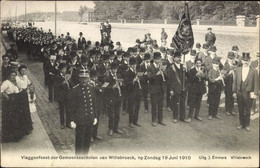 Willebroek Vlaggenfeest Der Gemeentescholen, Zondag 19. Juni 1910 Fanfare - Willebroek