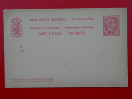 BI 9 LUXEMBOURG  BELLE  CARTE 1900 +NON VOYAGEE - Entiers Postaux