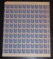 SPM - 1947 - Feuille Complète Du Taxe TT N°Yv. 68 - Armoirie 30c Bleu - Neuf Luxe ** / MNH / Postfrisch - Timbres-taxe