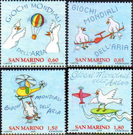 231500 MNH SAN MARINO 2009 JUEGOS DEPORTIVOS AEREOS 2009 EN TURIN - Usati