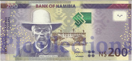 NAMIBIA 200 DOLLARS 2012 PICK 15a XF - Namibia