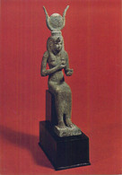 Postcard Egyptian Art Sculpture Iris, Sitting Without Child Horus - Sculptures