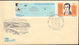 475471 MNH ARGENTINA 1982 PRIMER COMANDANTE POLITICO Y MILITAR DE LAS ISLAS MALDIVAS - Usati