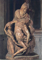 Postcard Firenze Cathedral Pieta Statue Michelangelo Sculpture - Sculptures