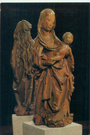 Postcard Mainfrankisches Museum Wurzburg Maria Mit Kind Stauette T. Riemschneider - Sculptures