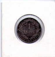 Belgique. 1 Franc 1911 - 1 Frank