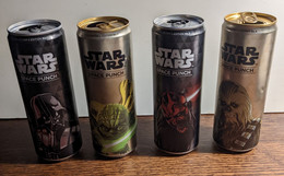 Lot De 4 Canettes Vide Star Wars Space Punch - Sonstige & Ohne Zuordnung