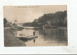 PRECY SUR OISE 27 LES BORS DE L'OISE (PONT SUSPENDU ET BARQUES) - Précy-sur-Oise