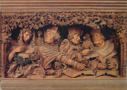 Postcard St Stephansmunter Breisach Am Rhein Die Vier Evangelisten Hochaltar Predella Von Meister Hans Loy - Sculptures