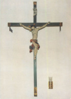 Postcard Exerzitienhaus Schloss Furstenried Forst-Kasten-Allee Christ On Cross - Sculptures