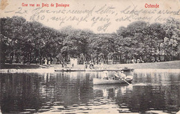 CPA - BELGIQUE - OOSTENDE - Une Vue Au Bois De Boulogne - Edition VG - Canot - Lac - Oostende