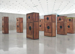 Postcard Austria Kunsthaus Bregenz Ai Weiwei Art Architecture Moon Chest Ausstellungsansicht - Sculptures