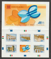 REPUBBLICA:  2009  FESTIVAL  INTERNAZ. DELLA  FILATELIA  -  LIBRETTO  5  VAL. €. 0,65  N. -  SASS. 28 - Carnets