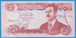 IRAQ 2 X 5 DINARS 1992 P# 80  Saddam Hussein Subs. Serial # - Iraq