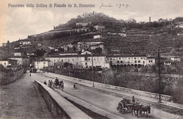 CPA - ITALIE - Panorama Della Collina Di Fiesole Da S Domenico - Chevaux - 104971 - Autres & Non Classés