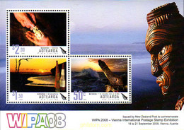 236463 MNH NUEVA ZELANDA 2008 WIPA 2008. EXPOSICION FILATELICA INTERNACIONAL - Abarten Und Kuriositäten