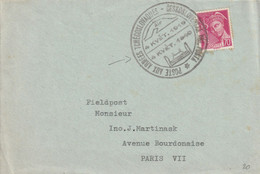 LETTRE 1940 Cachet POSTE AUX ARMEES TCHECOSLOVAQUES - 1938-42 Mercurio