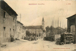 Saizerais * La Grand Rue Du Village * Villageois - Andere & Zonder Classificatie