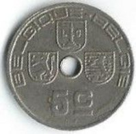 M995 - BELGIË - BELGIUM - 5 CENTIMES 1938 - 5 Centimos