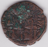 JUSTINUS II, Follis Constantinople - Byzantine