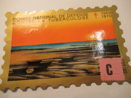 Timbres De Soutien Anti-tuberculeux/Comité National De Défense Contre La Tuberculose/Soleil Couchant/1969-1970  TIBANTI1 - Enfermedades