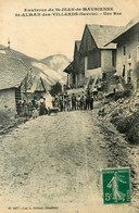 St Alban Des Villards * Une Rue Du Village * Environs De" St Jean De Maurienne * Villageois - Andere & Zonder Classificatie