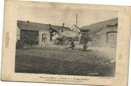 CPA NOEUX-les-MINES - Fosse N.3 (Forge-Ateliers) Bombardement Du .. (172529) - Noeux Les Mines