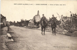 CPA St-Laurent-Arras Guerre Européenne - Ruines De ..(172650) - Saint Laurent Blangy