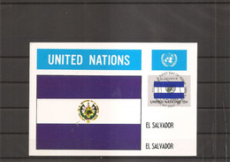 Drapeaux Salvador ( CM Des Nations Unies -NY De 1980 à Voir) - Covers