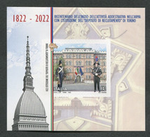 ITALIA 2022 - ANNIVERSARIO INIZIO ATTIVITA' DEPOSITO DI RECLUTAMENTO TORINO - FOGLIETTO -  MNH** 714 - 2021-...:  Nuovi